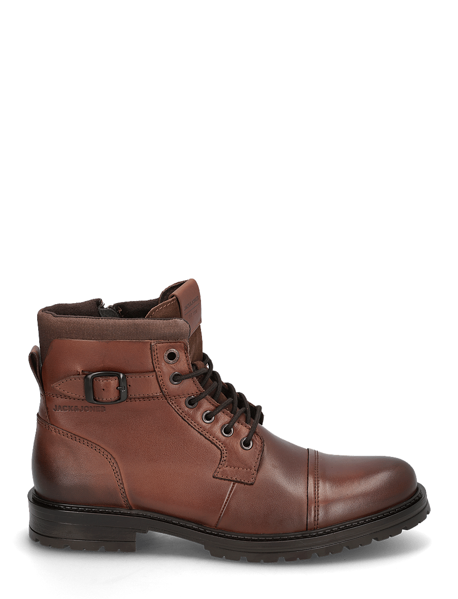 Jack & Jones - JFWDEXTER LEATHER BOOT SN - schnürstiefel - brown stone - 2