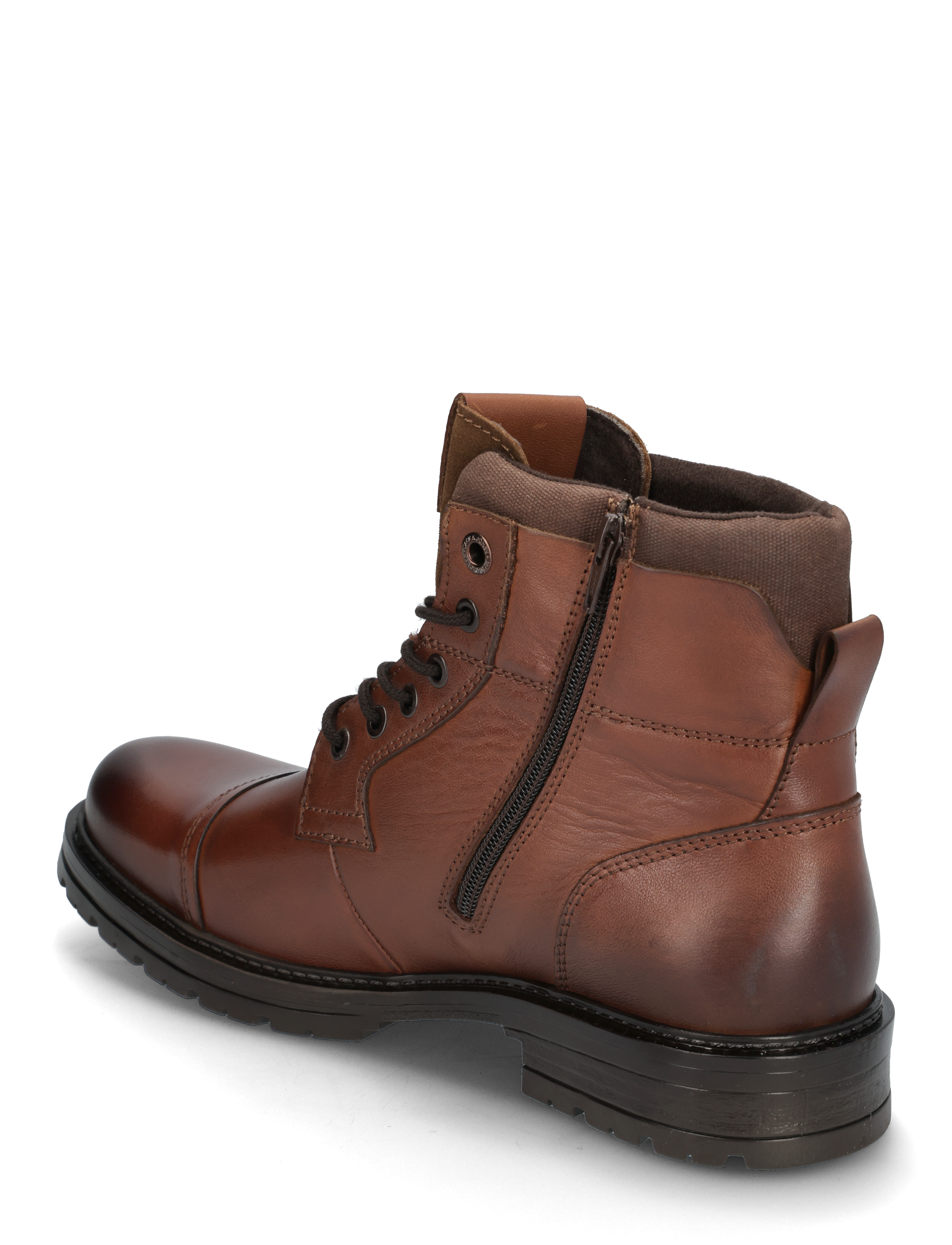 Jack & Jones - JFWDEXTER LEATHER BOOT SN - laced boots - brown stone - 3