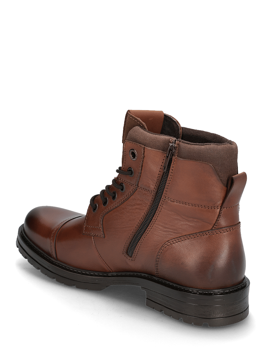 Jack & Jones - JFWDEXTER LEATHER BOOT SN - schnürstiefel - brown stone - 3