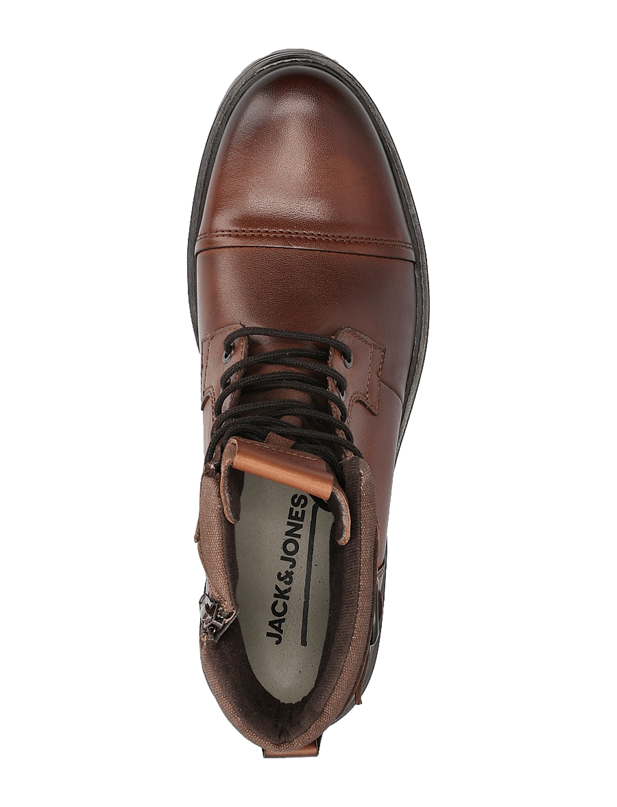 Jack & Jones - JFWDEXTER LEATHER BOOT SN - schnürstiefel - brown stone - 4