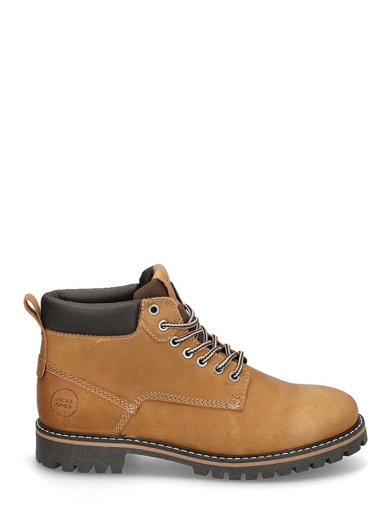 Jack & Jones - JFWQUEENSWAY LEATHER BOOT SN - schnürboots - honey - 2