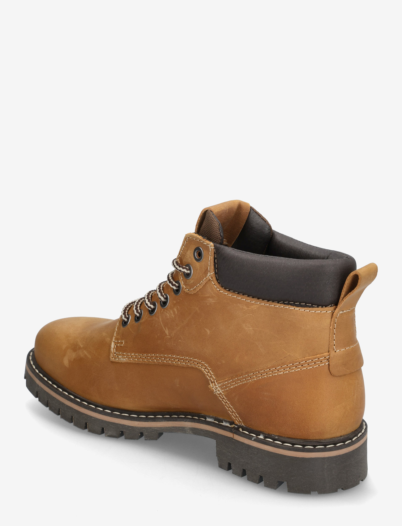 Jack & Jones - JFWQUEENSWAY LEATHER BOOT SN - paeltega jalanõud - honey - 2
