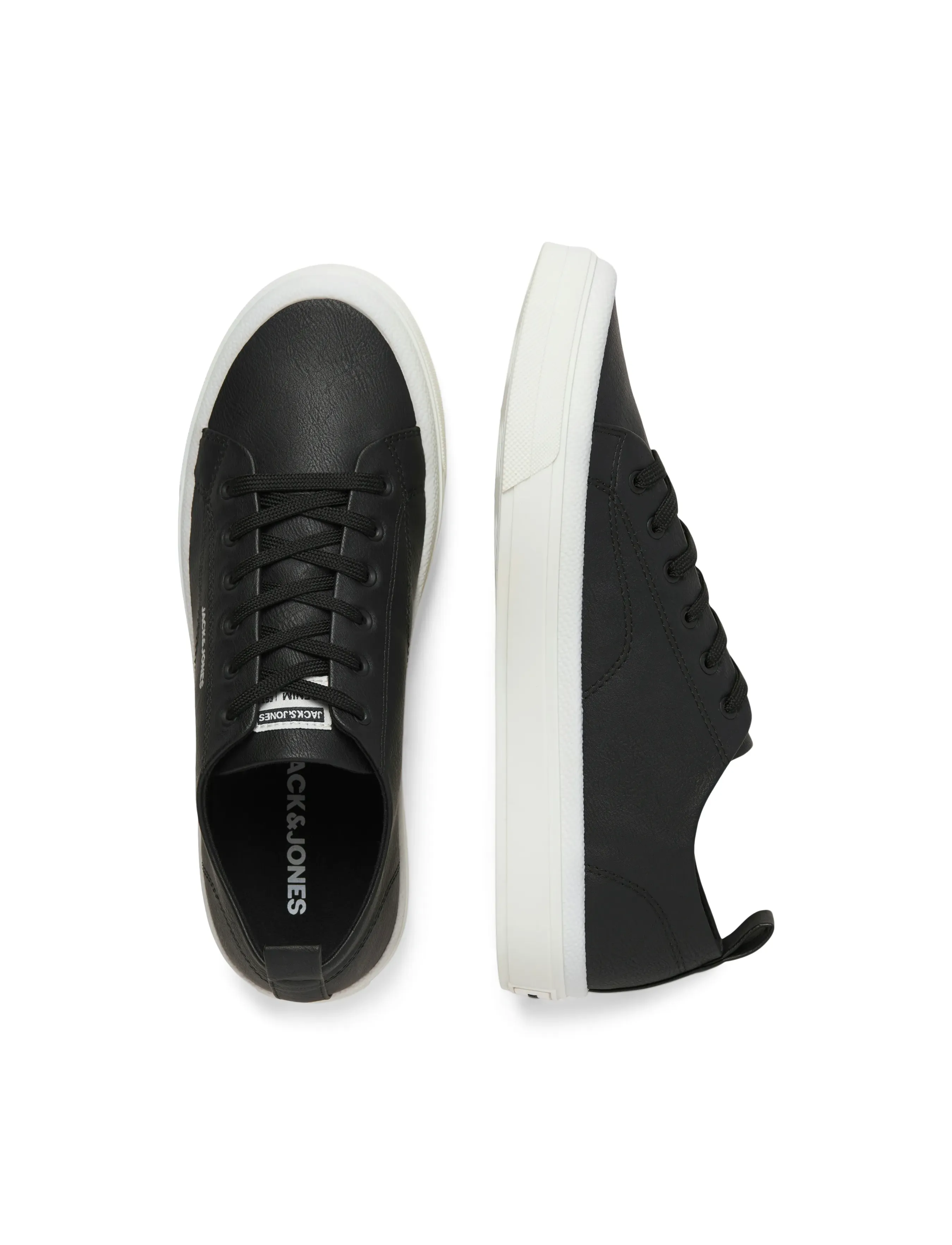 Jack & Jones JFWBAYSWATER PU SNEAKER NOOS - Tossud - ANTHRACITE / black