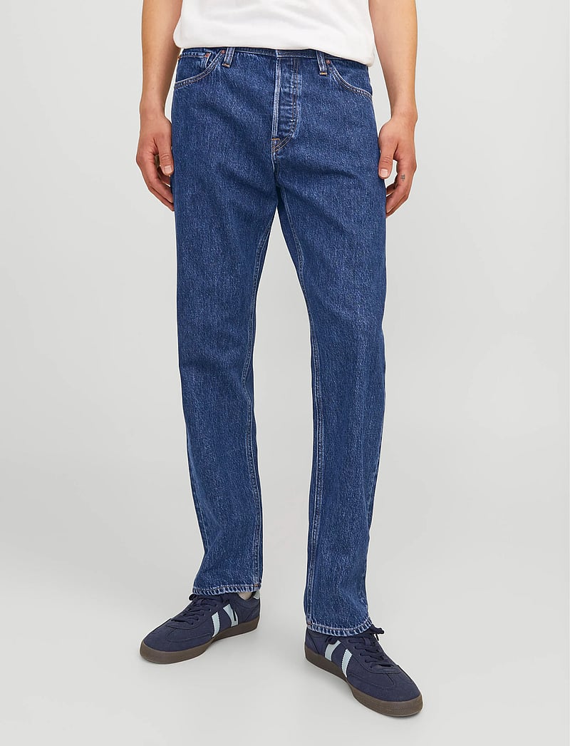 Jack & Jones - JJICHRIS JJORIGINAL AM 483 NOOS - tavalised teksad - blue denim - 0