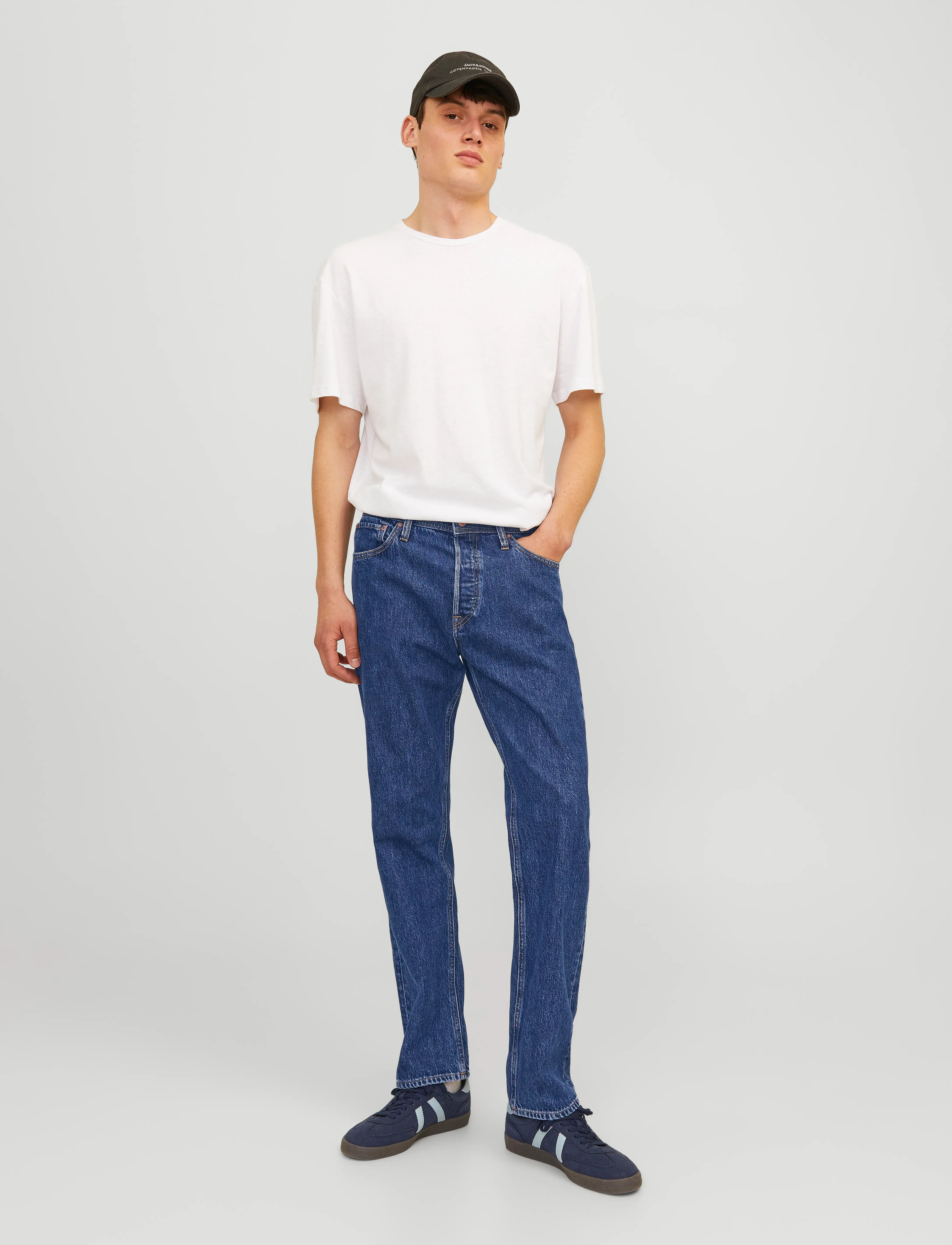 JACK & JONES Jjichris Jjoriginal Am 483 Noos straight leg jeans herr – bild 5