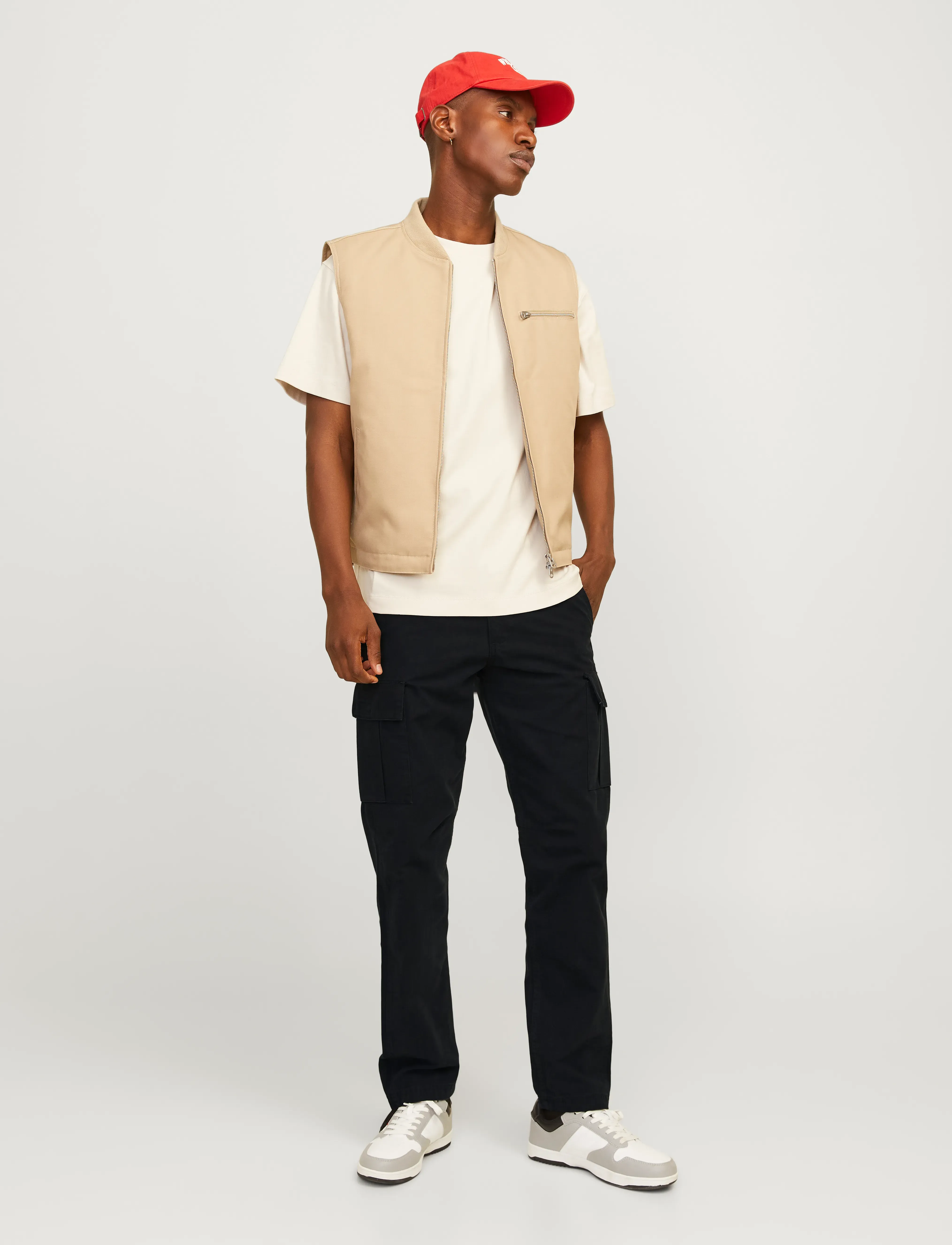 Jack & Jones - JPSTKANE BARKLEY CARGO PANT NOOS - bojówki - black - 5