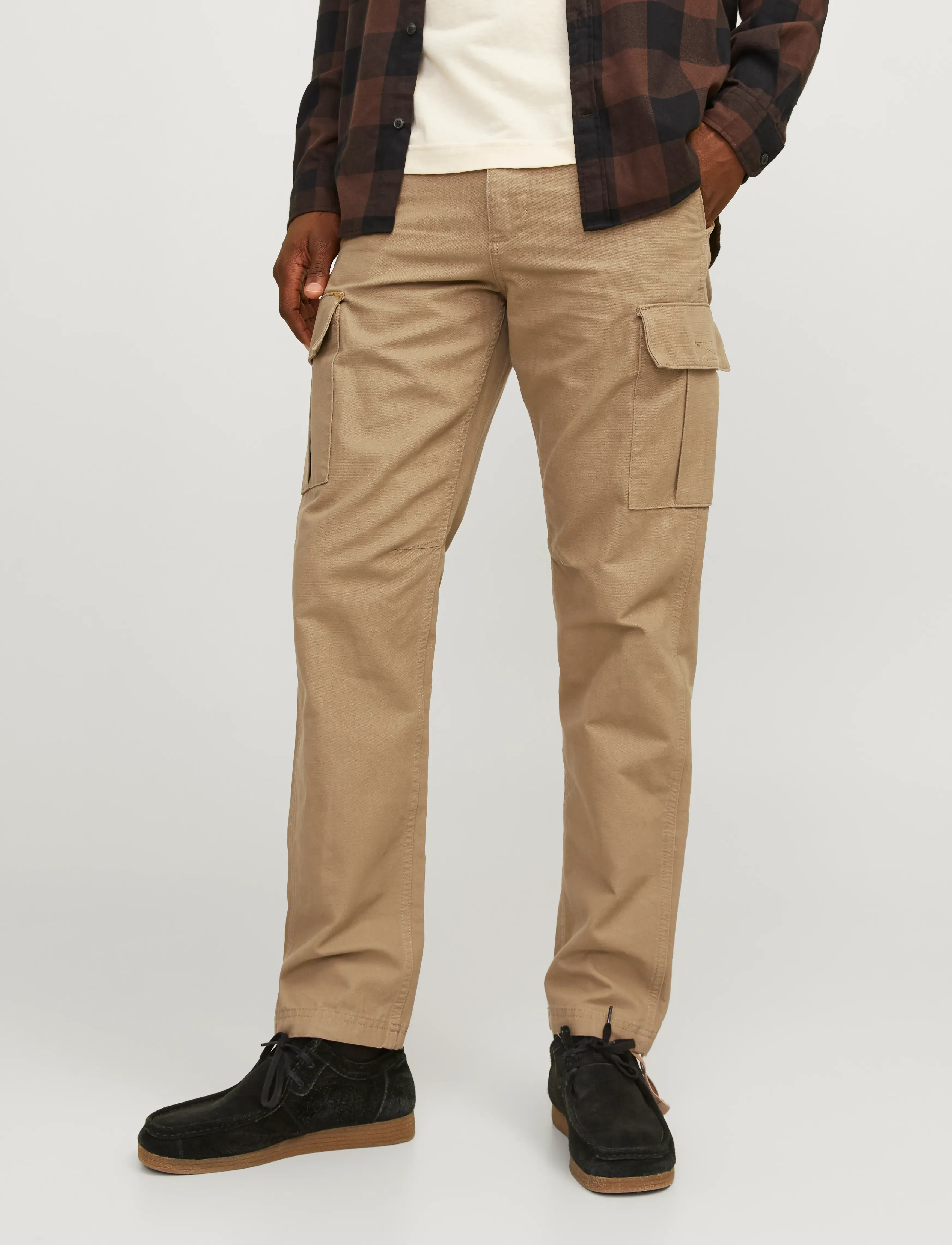 Jack & Jones - JPSTKANE BARKLEY CARGO PANT NOOS - cargohosen - elmwood - 0