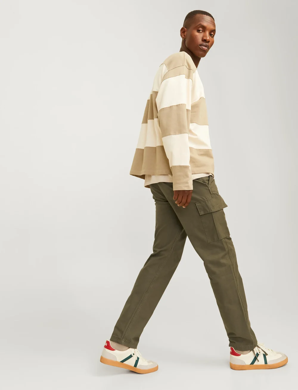 Jack & Jones - JPSTKANE BARKLEY CARGO PANT NOOS - cargobyxor - olive night - 5