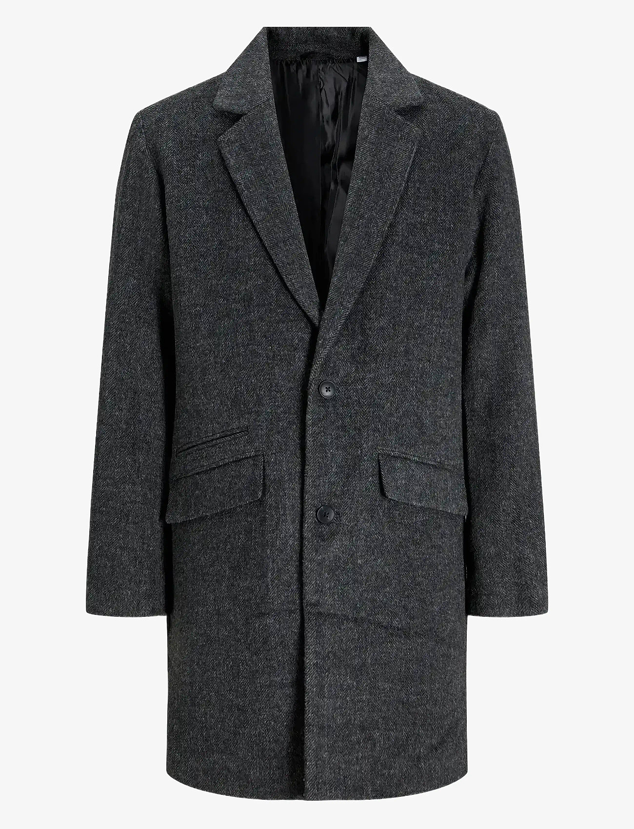 Jack & Jones - JJHAYS WOOL BLEND COAT - talvejoped - dark grey melange - 0