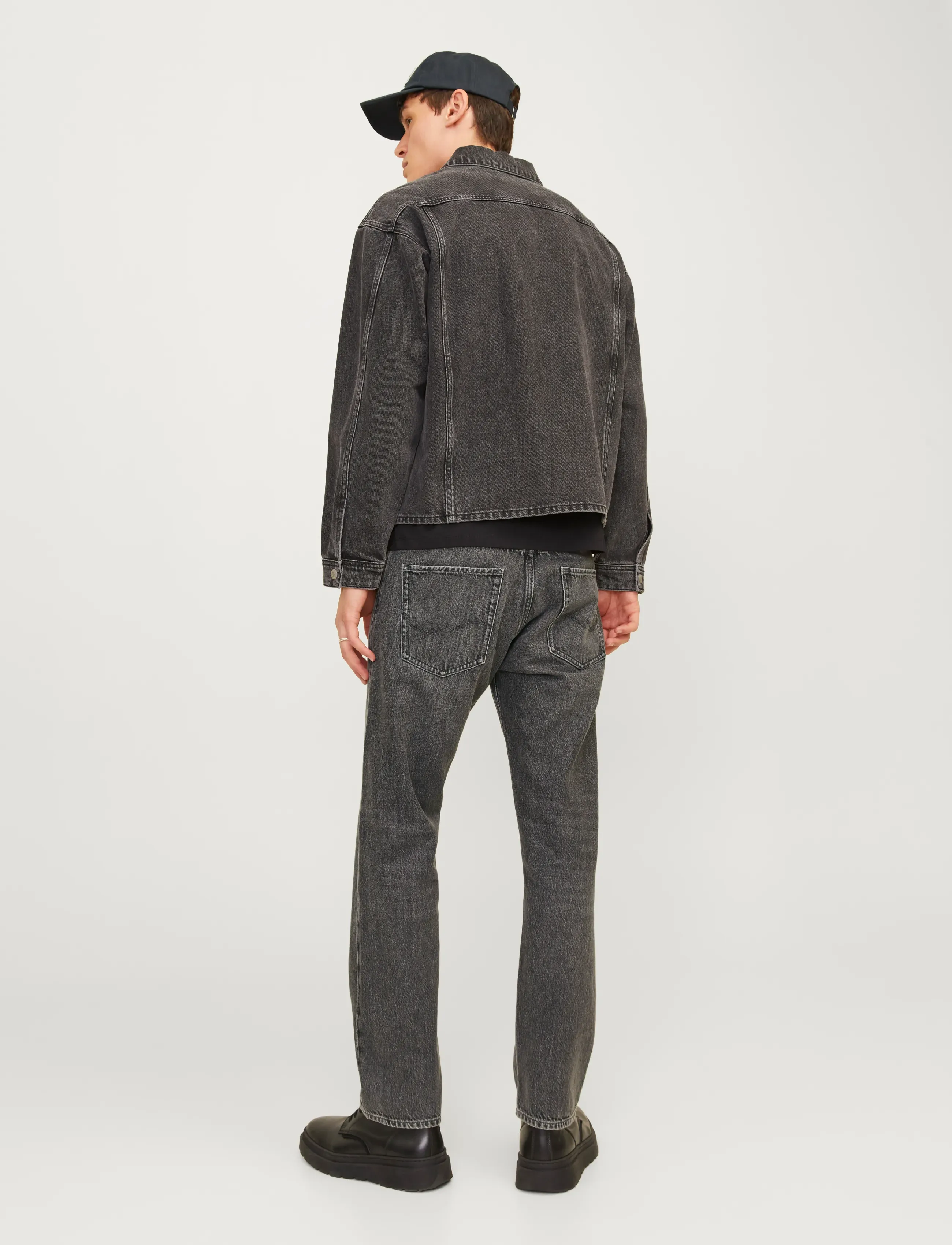 Jack & Jones - JJICHRIS JJORIGINAL SBD 444 NOOS - loose jeans - black denim - 3