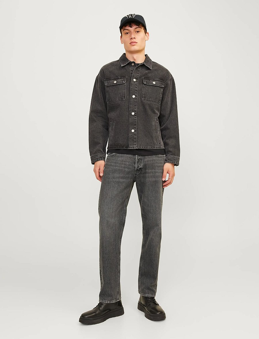 Jack & Jones - JJICHRIS JJORIGINAL SBD 444 NOOS - loose jeans - black denim - 4