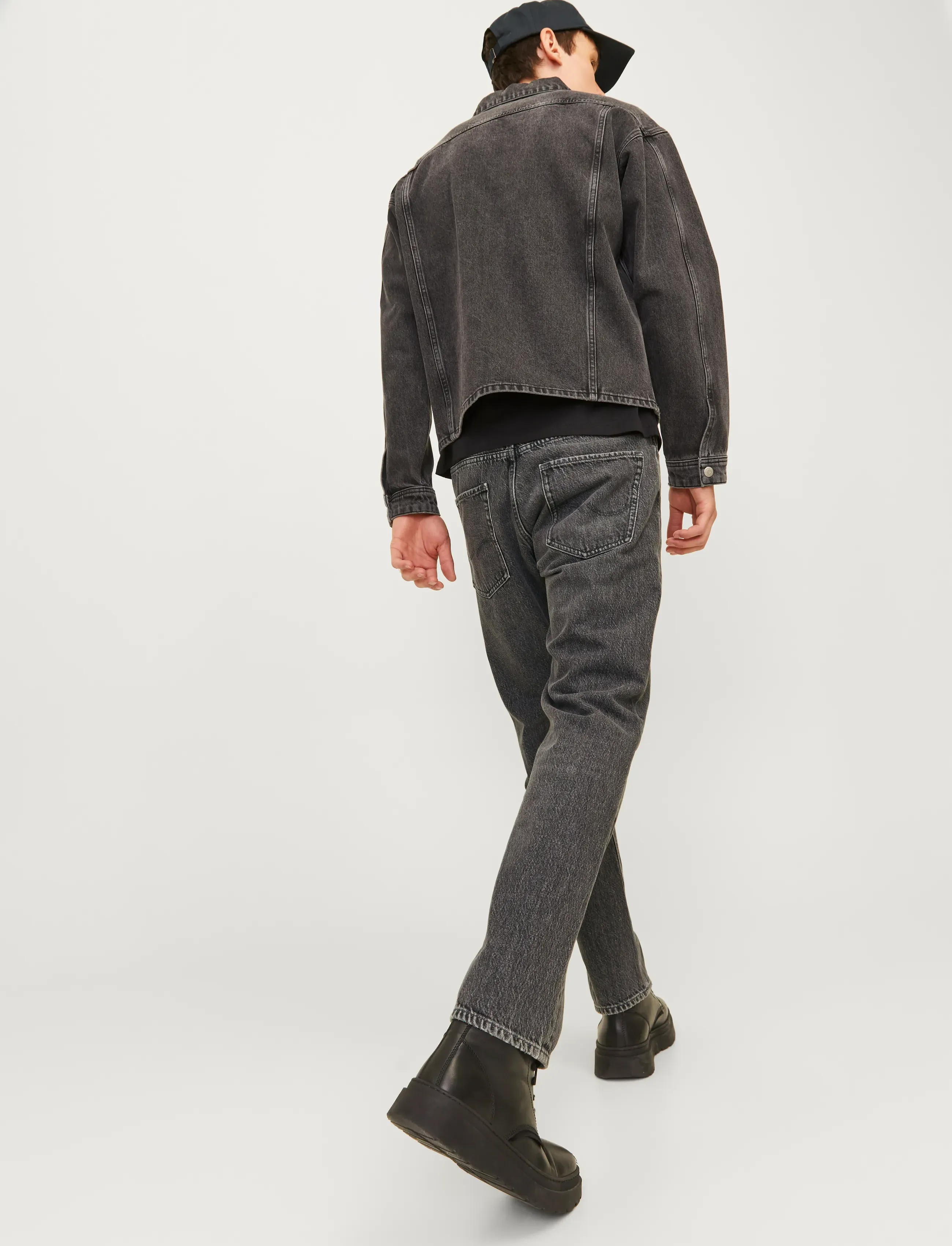 Jack & Jones - JJICHRIS JJORIGINAL SBD 444 NOOS - loose jeans - black denim - 5