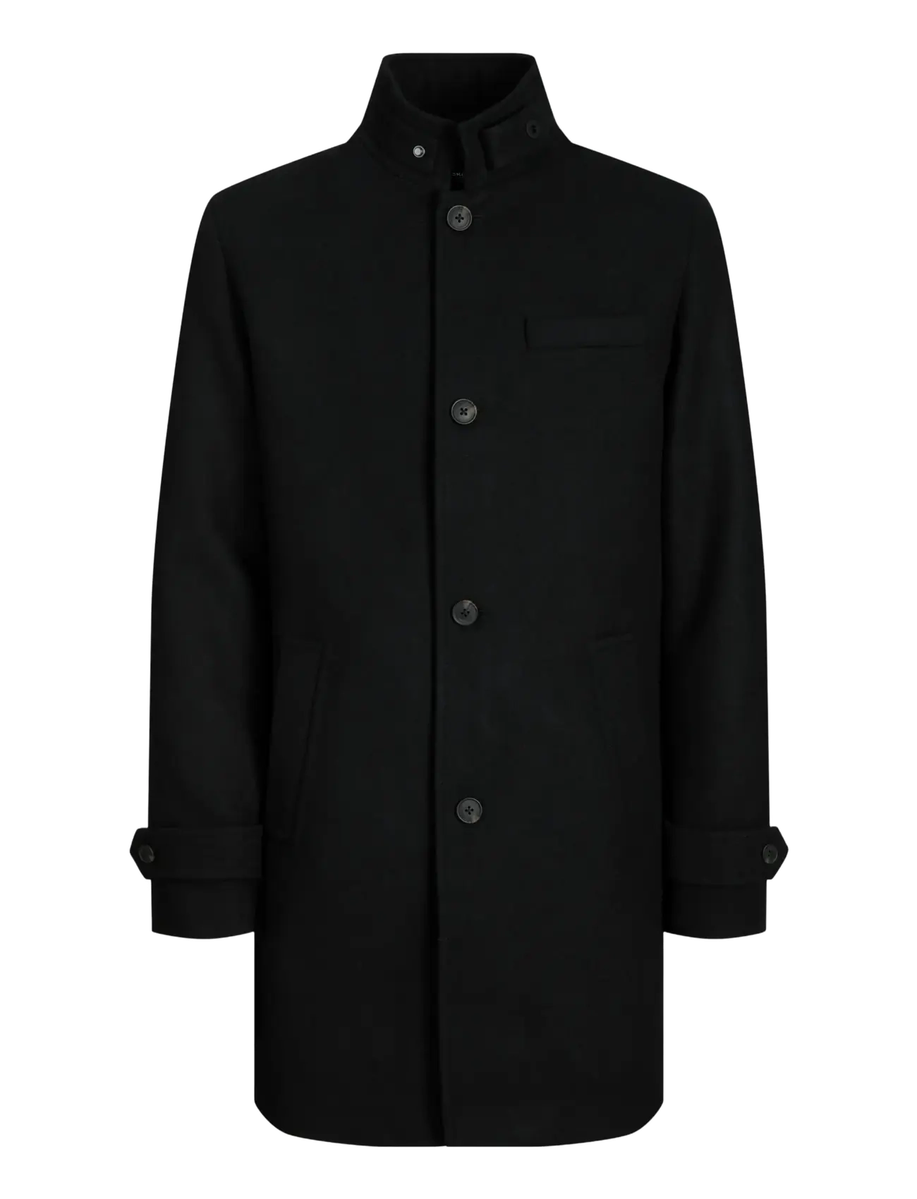 Jack & Jones JJEMELTON WOOL COAT SN - Kleidung - BLACK / black