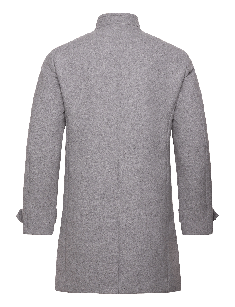Jack & Jones - JJEMELTON WOOL BLEND COAT SN - winterjacken - light grey melange - 2