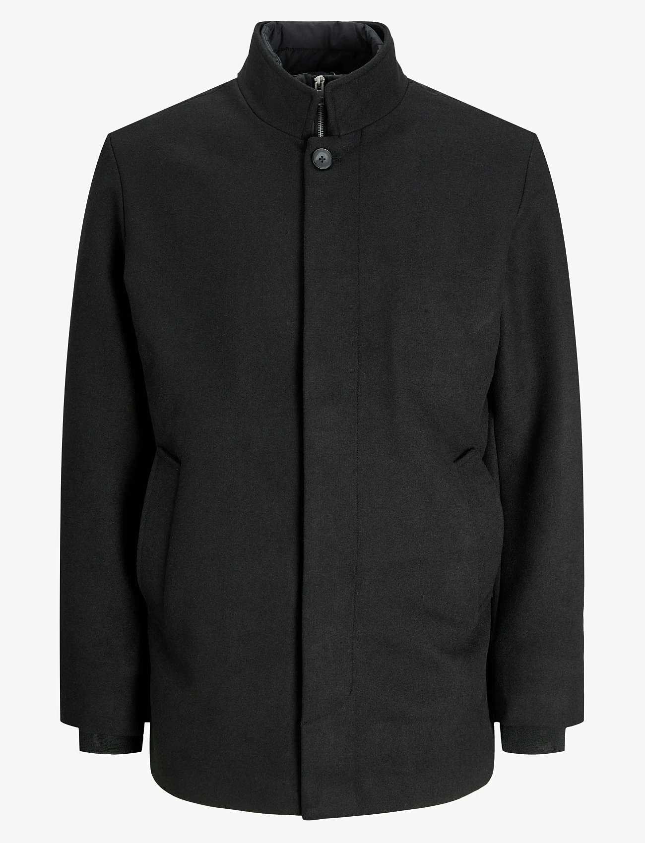 Jack & Jones - JJEHARRISON WOOL BLEND JACKET SN - vinterjackor - black - 1