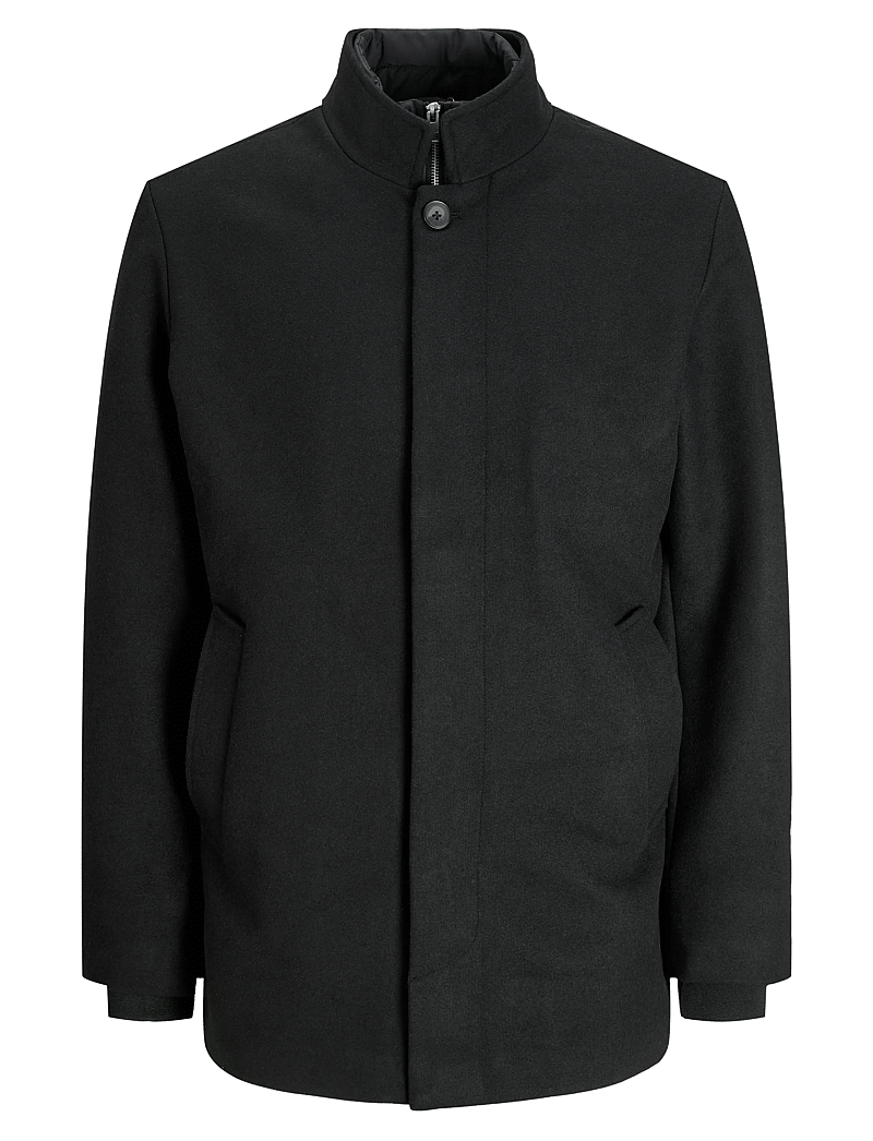 Jack & Jones - JJEHARRISON WOOL BLEND JACKET SN - winterjacken - black - 1