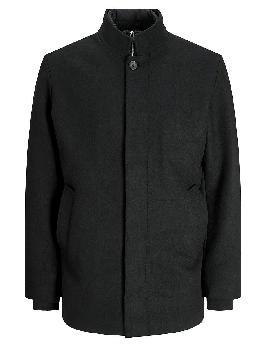 Jack & Jones - JJEHARRISON WOOL BLEND JACKET SN - jacken - black - 1