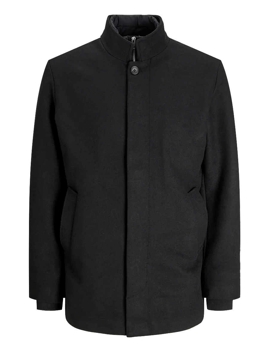Jack & Jones - JJEHARRISON WOOL BLEND JACKET SN - winterjacken - black - 1