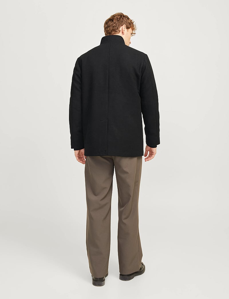 Jack & Jones - JJEHARRISON WOOL BLEND JACKET SN - winterjacken - black - 4