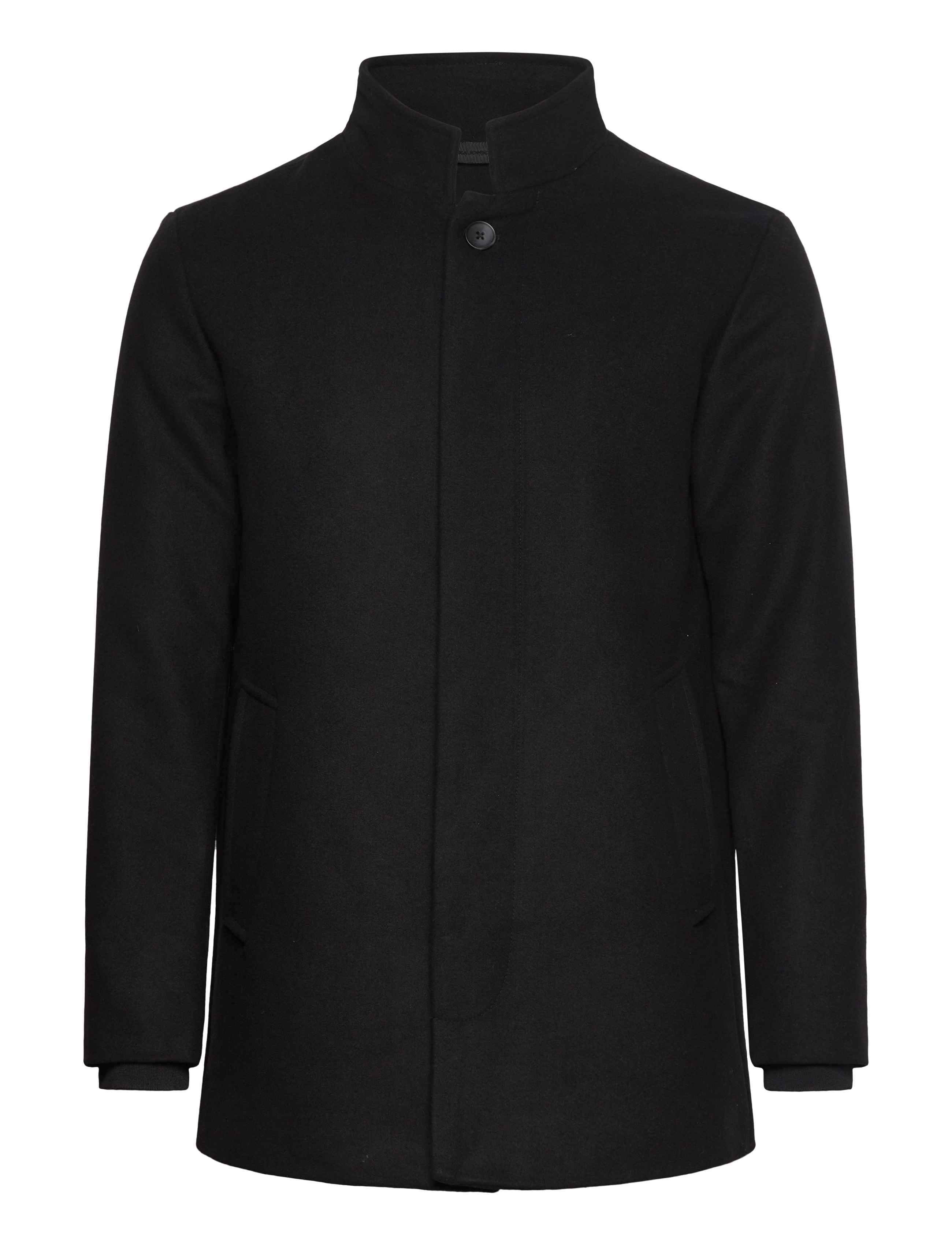 Jack & Jones - JJEHARRISON WOOL BLEND JACKET SN - overtøj - black - 3