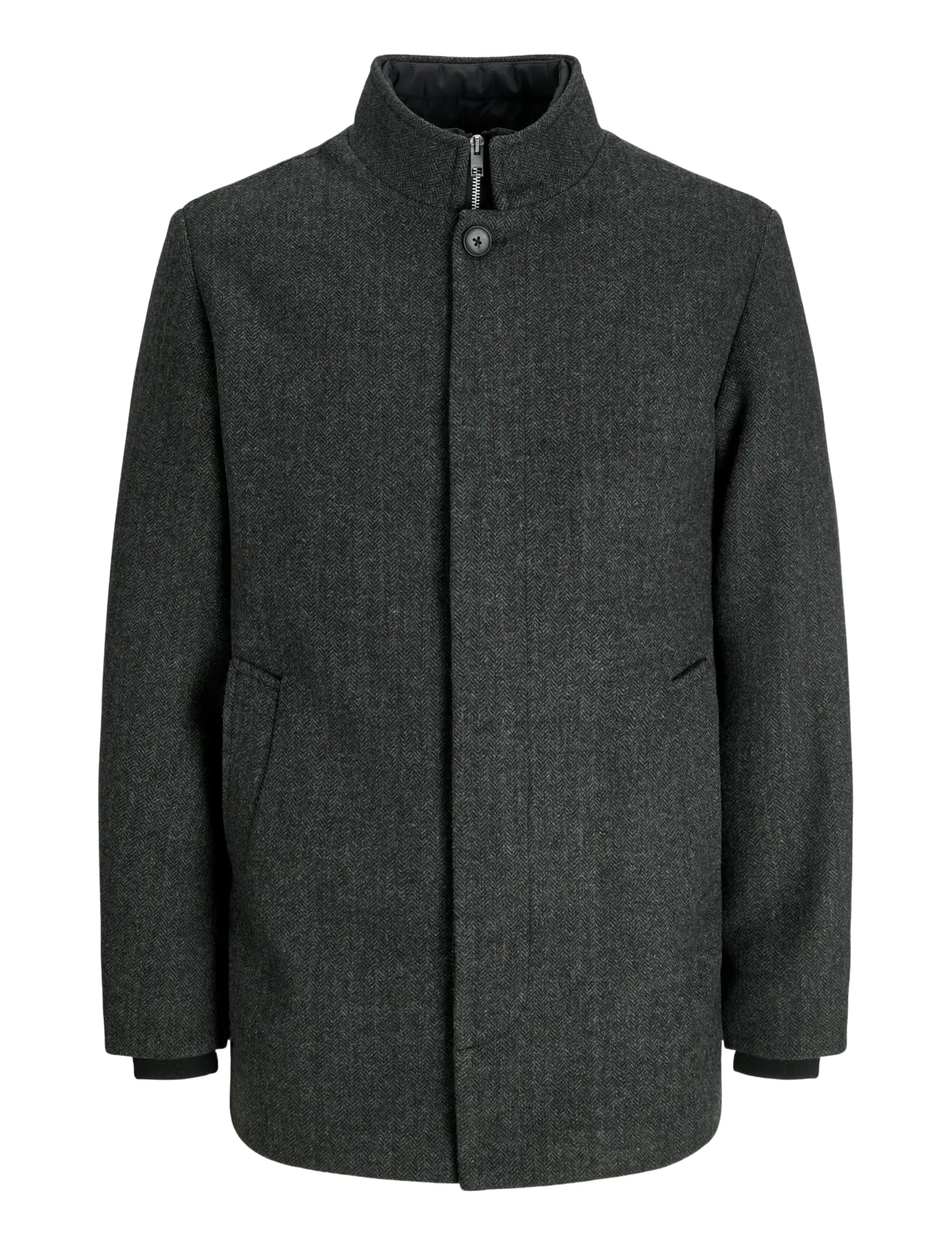 JACK & JONES Jjeharrison Wolle Blend Jacke Sn Grau - XL - Herren