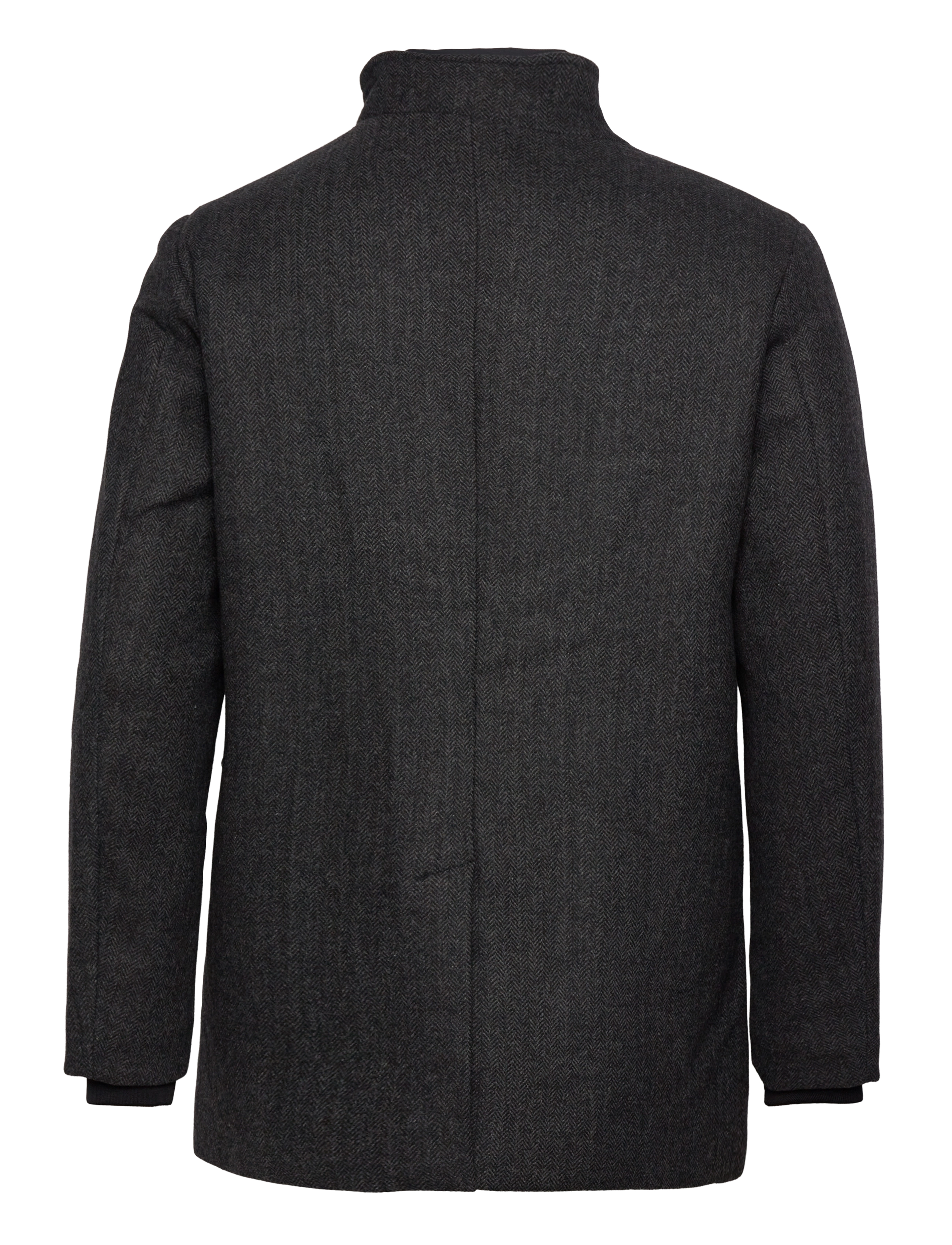 Jack & Jones - JJEHARRISON WOOL BLEND JACKET SN - overtøj - dark grey melange - 2