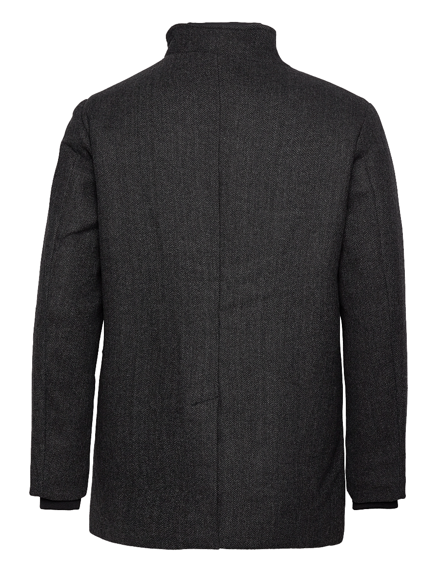 Jack & Jones - JJEHARRISON WOOL BLEND JACKET SN - jacken - dark grey melange - 2
