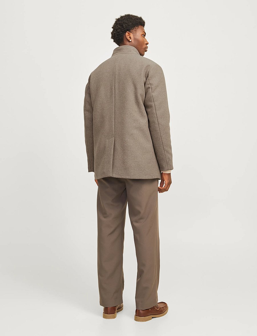 Jack & Jones - JJEHARRISON WOOL BLEND JACKET SN - jacken - greige - 2