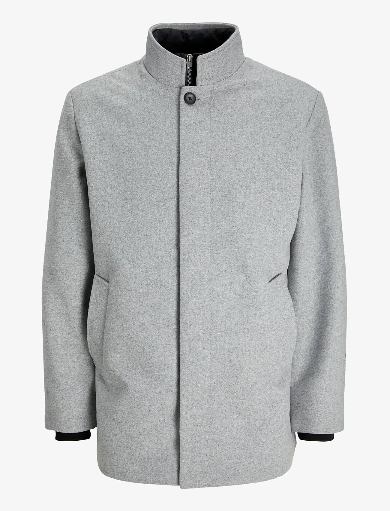 Jack & Jones - JJEHARRISON WOOL BLEND JACKET SN - jakker - light grey melange - 1