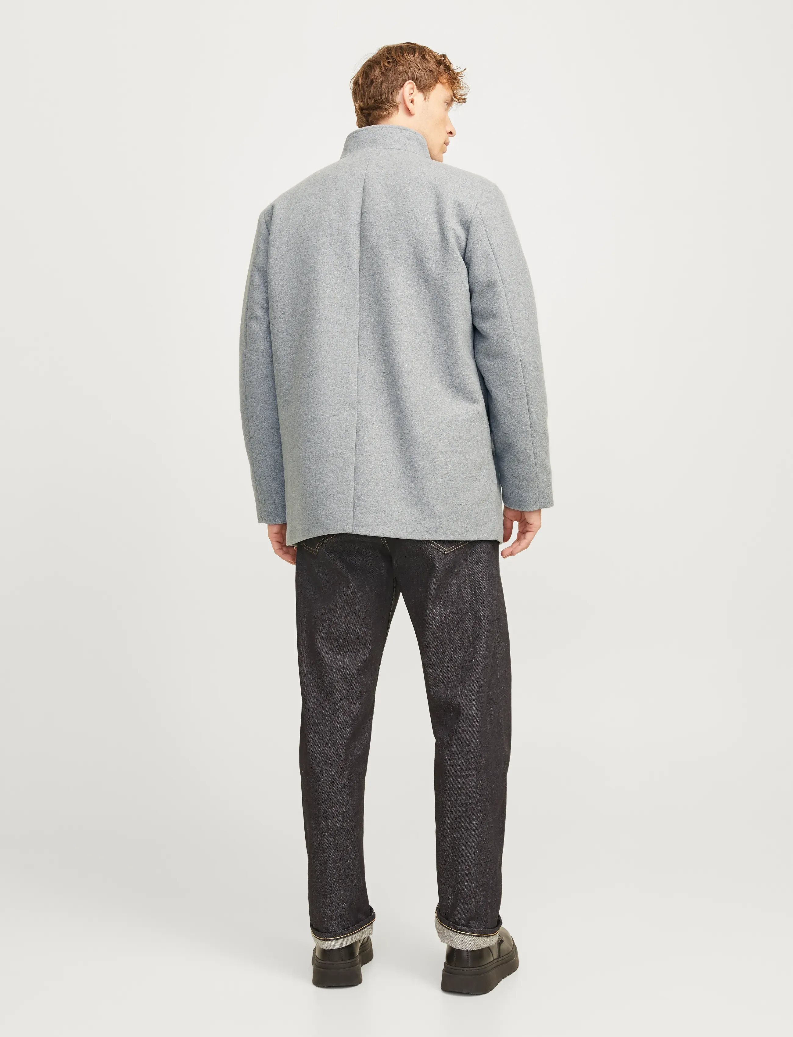 Jack & Jones - JJEHARRISON WOOL BLEND JACKET SN - joped - light grey melange - 2