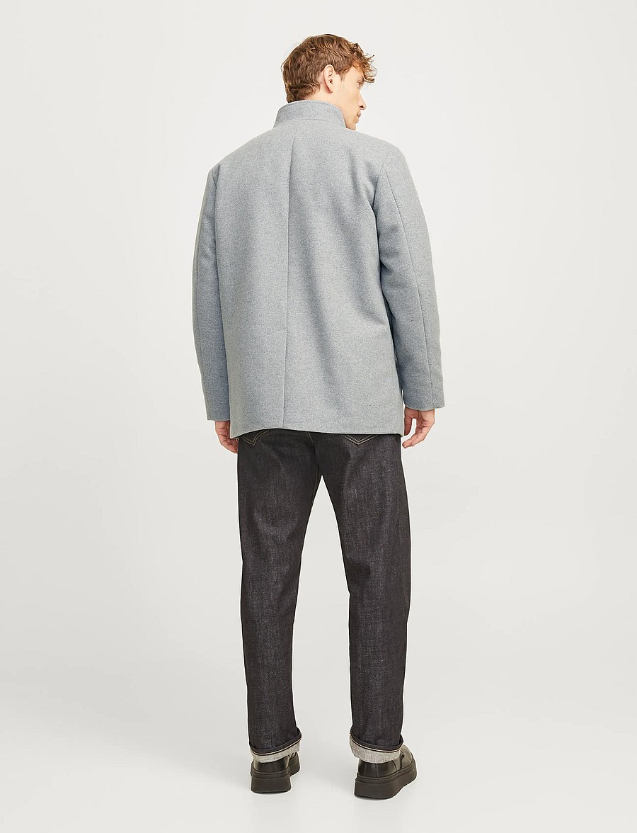Jack & Jones - JJEHARRISON WOOL BLEND JACKET SN - jacken - light grey melange - 2