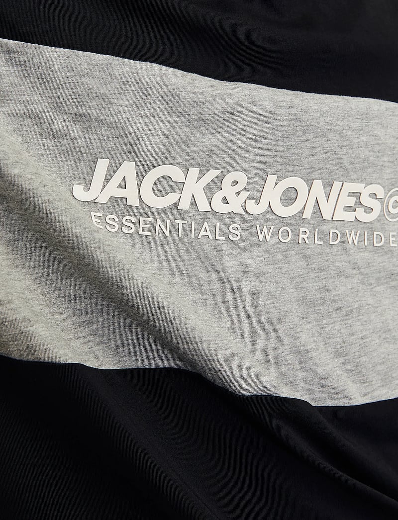 Jack & Jones - JJELEGACY BLOCKING TEE SS O-NECK NOOS - lühikeste varrukatega t-särgid - black - 3