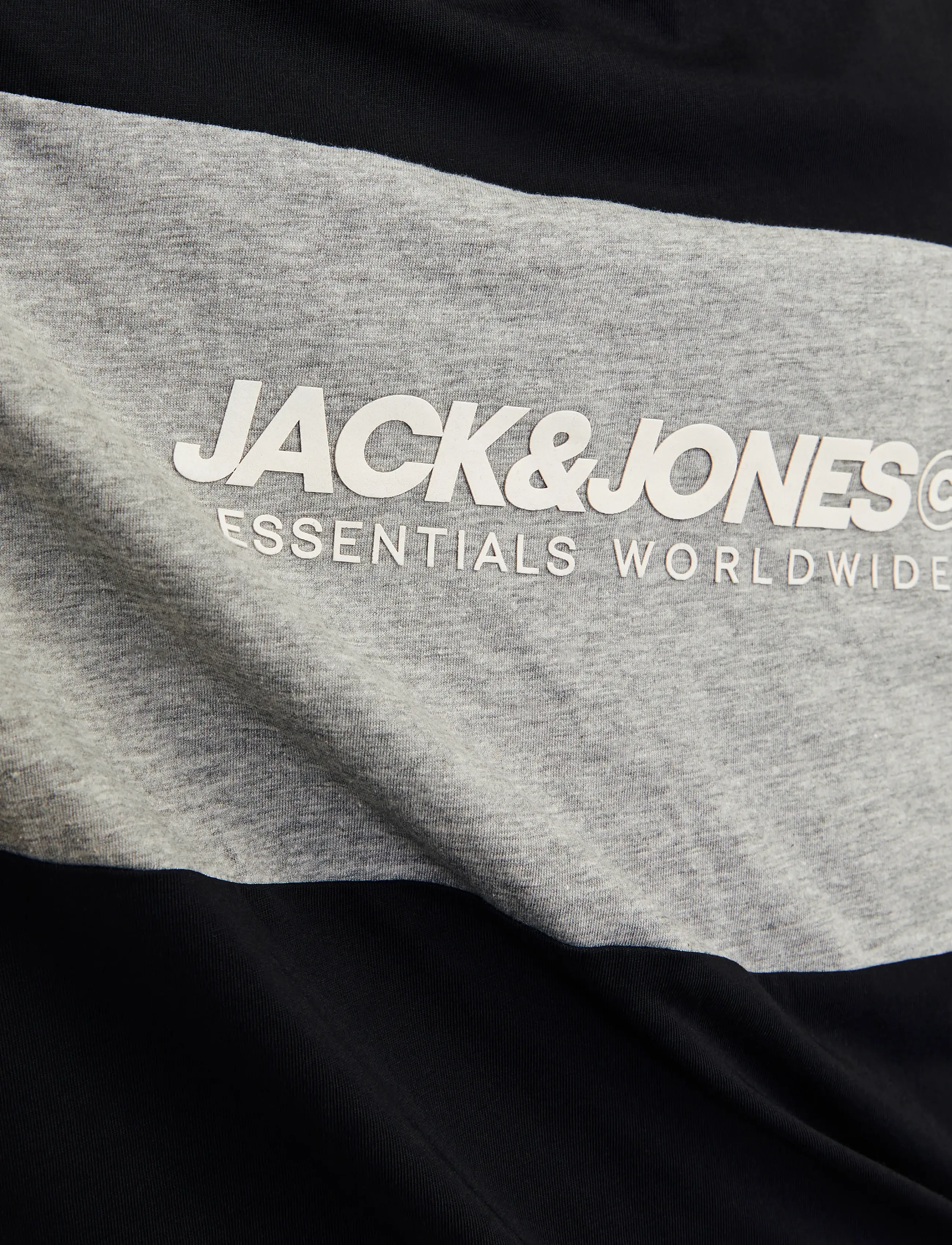 Jack & Jones - JJELEGACY BLOCKING TEE SS O-NECK NOOS - short-sleeved t-shirts - black - 3