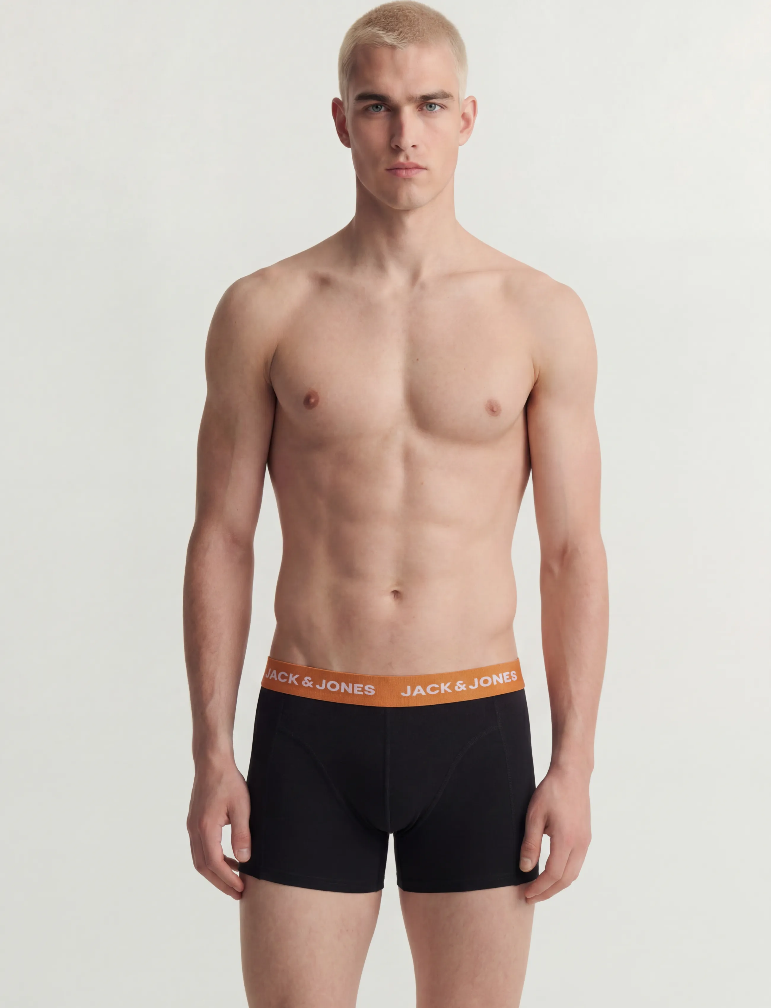 Jack & Jones JACOLIVER SOLID TRUNKS 5 PACK BOX - Aluspesu - BLACK / black