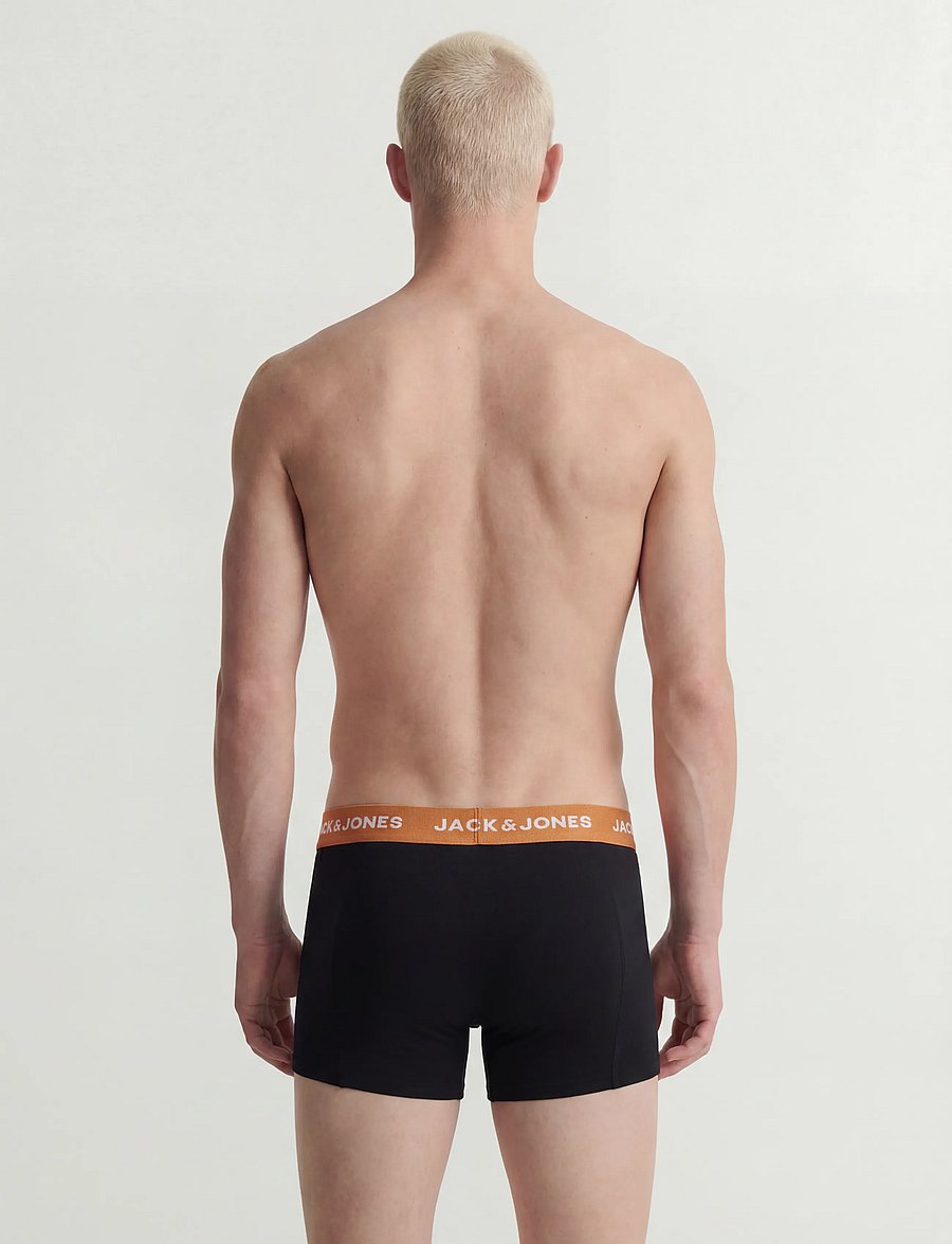 Jack & Jones - JACOLIVER SOLID TRUNKS 5 PACK BOX - black - 3