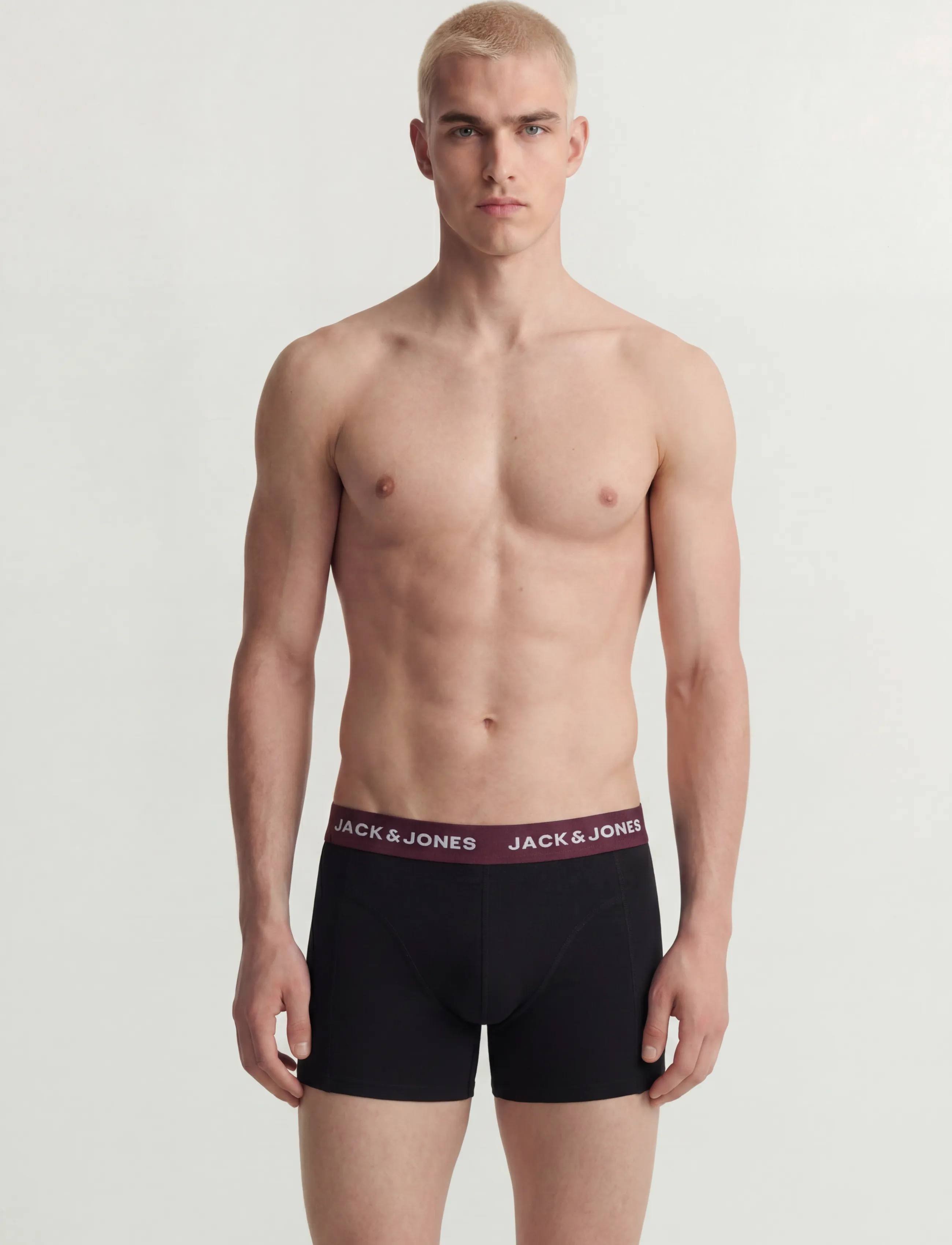 Jack & Jones - JACOLIVER SOLID TRUNKS 5 PACK BOX - black - 5