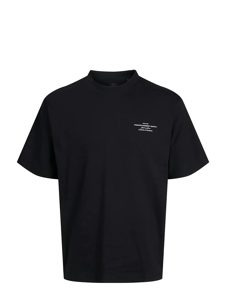 Jack & Jones - JPRBLACHAD BRANDING SS CREW NECK TEE SN - kurzärmelig - black - 1