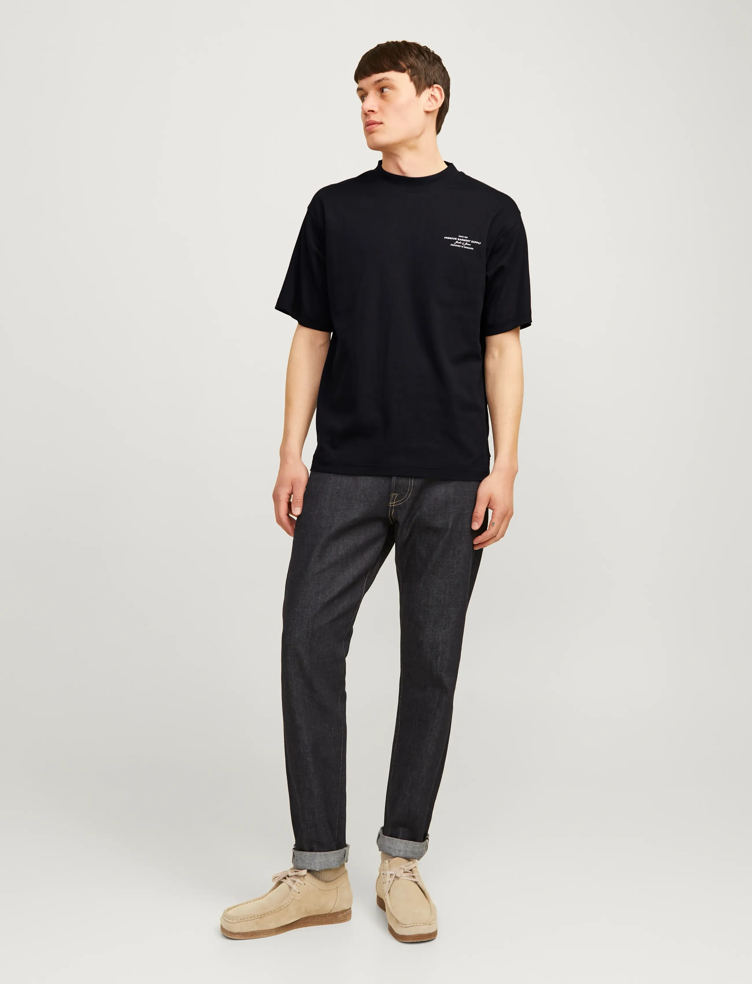 JACK & JONES Chad Branding Bomull Herr t-shirts - bas – bild 8