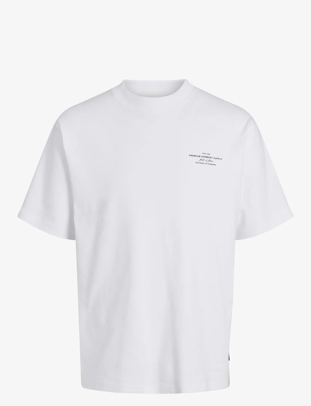 Jack & Jones - JPRBLACHAD BRANDING SS CREW NECK TEE SN - kortærmede t-shirts - bright white - 1