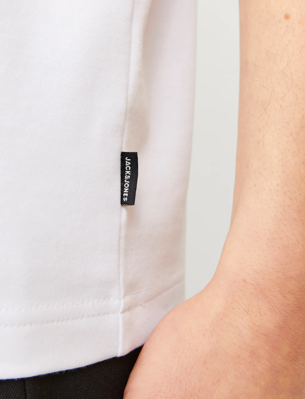 Jack & Jones - JPRBLACHAD BRANDING SS CREW NECK TEE SN - kortærmede t-shirts - bright white - 5