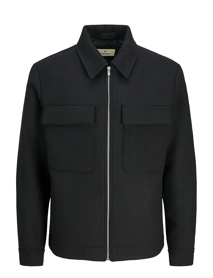 Jack & Jones - JPRCCRUSSEL WOOL BLEND JACKET SN - jacken - black - 1