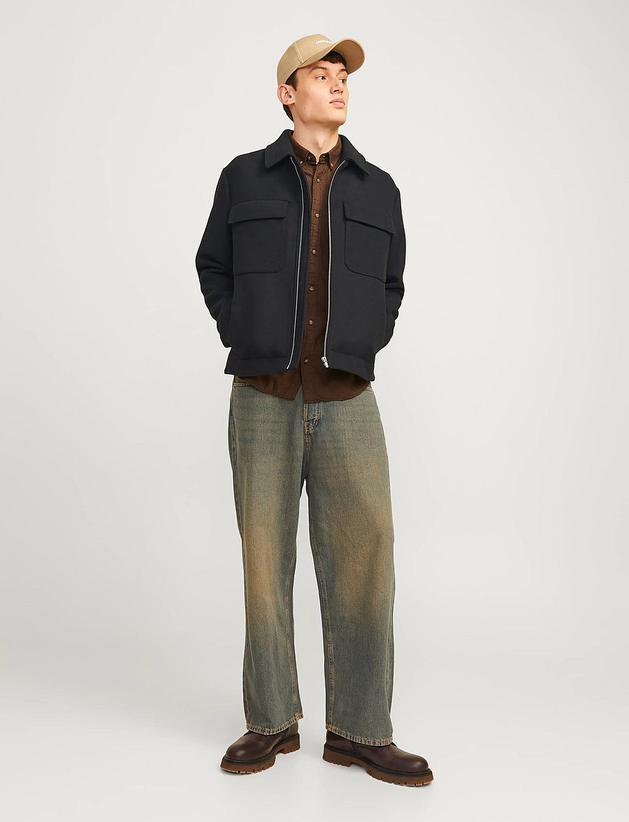 Jack & Jones - JPRCCRUSSEL WOOL BLEND JACKET SN - jacken - black - 4
