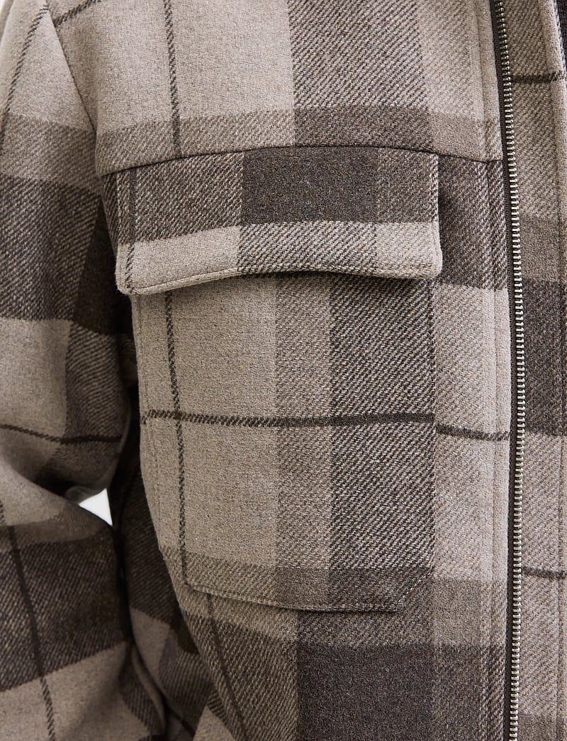 Jack & Jones - JPRCCRUSSEL WOOL BLEND JACKET SN - vinterjakker - brindle - 4