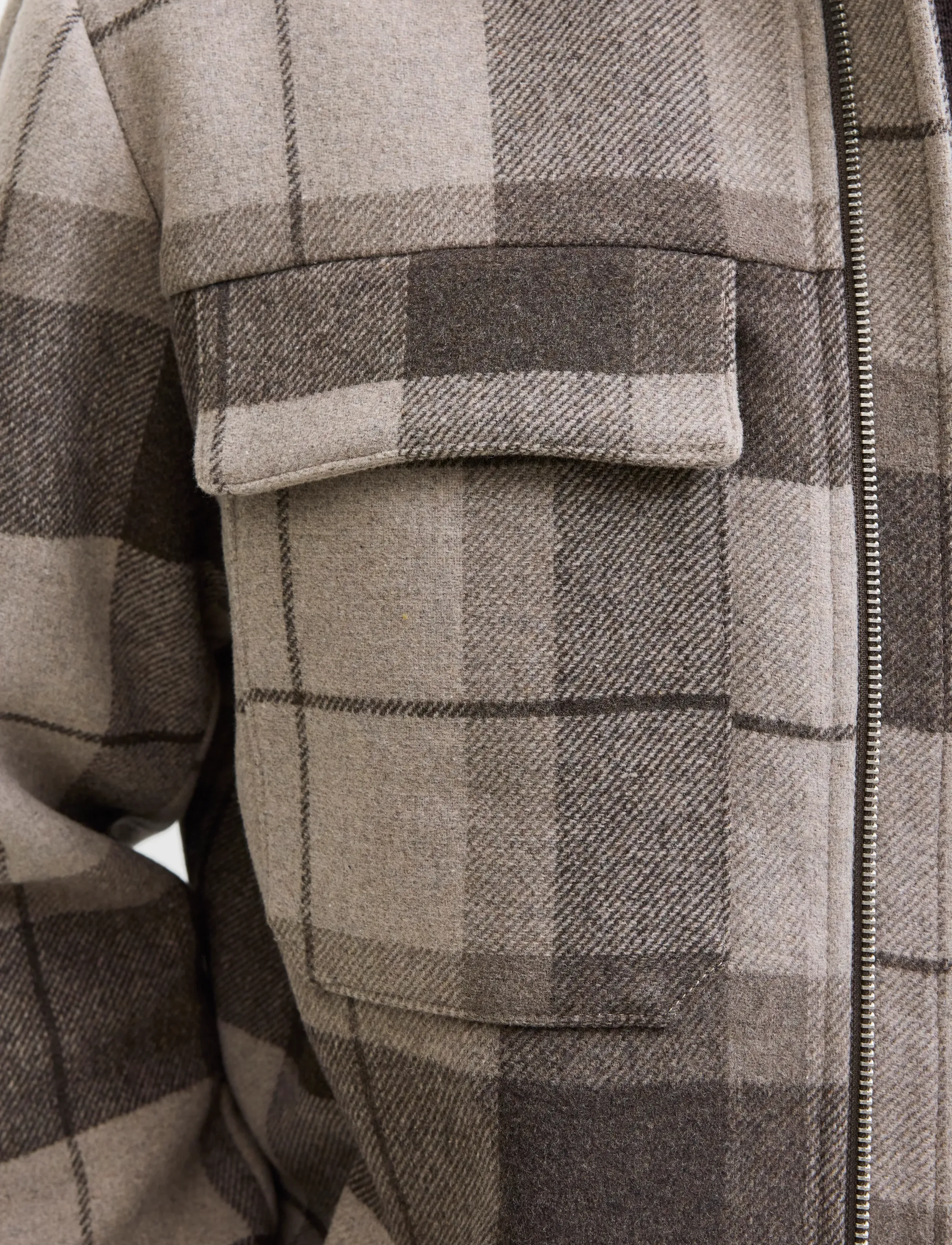 Jack & Jones - JPRCCRUSSEL WOOL BLEND JACKET SN - Üleriided - brindle - 4
