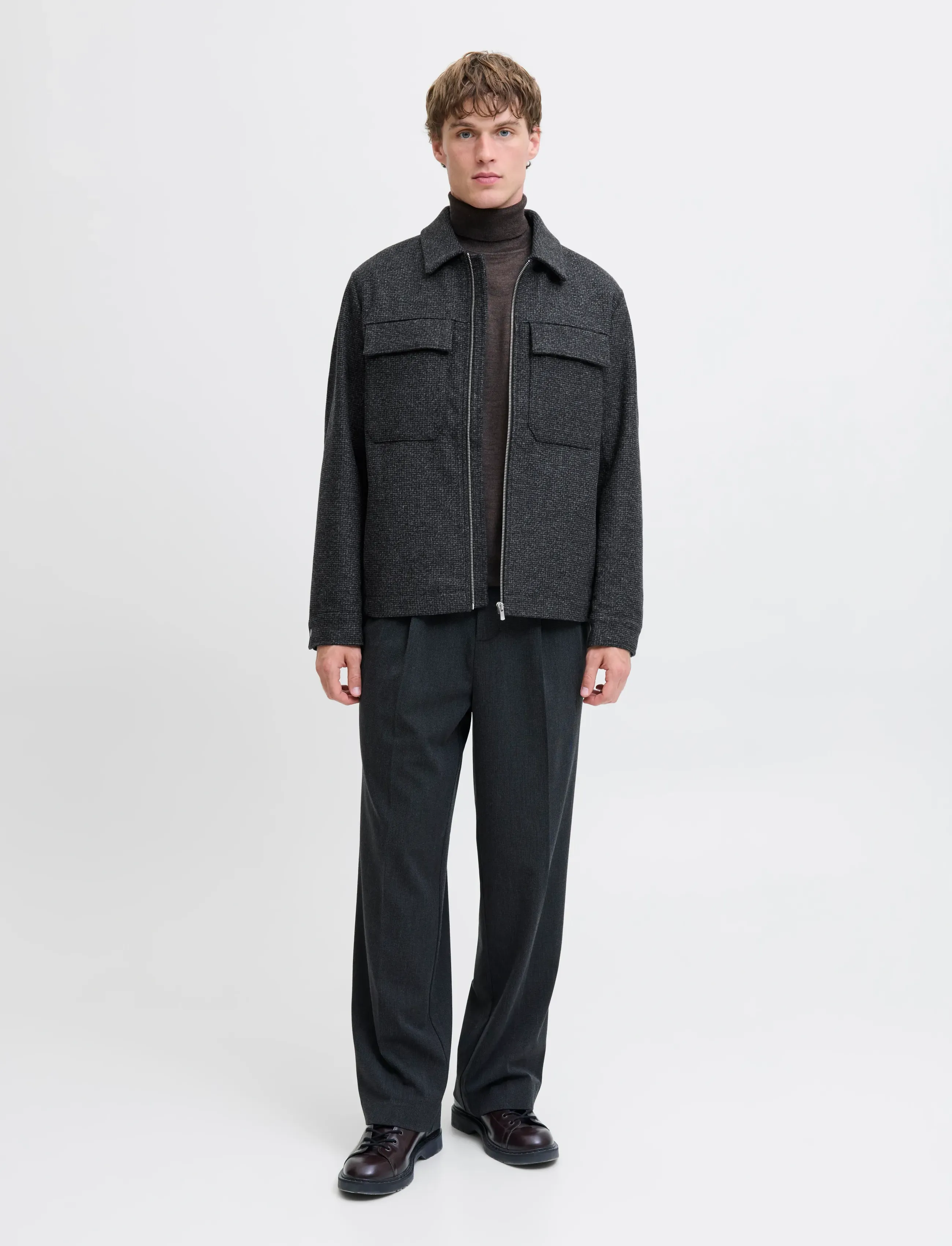 Jprccrussel Wool Blend Jacket Sn 4