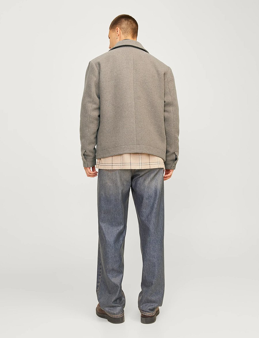 Jack & Jones - JPRCCRUSSEL WOOL BLEND JACKET SN - jacken - greige - 2