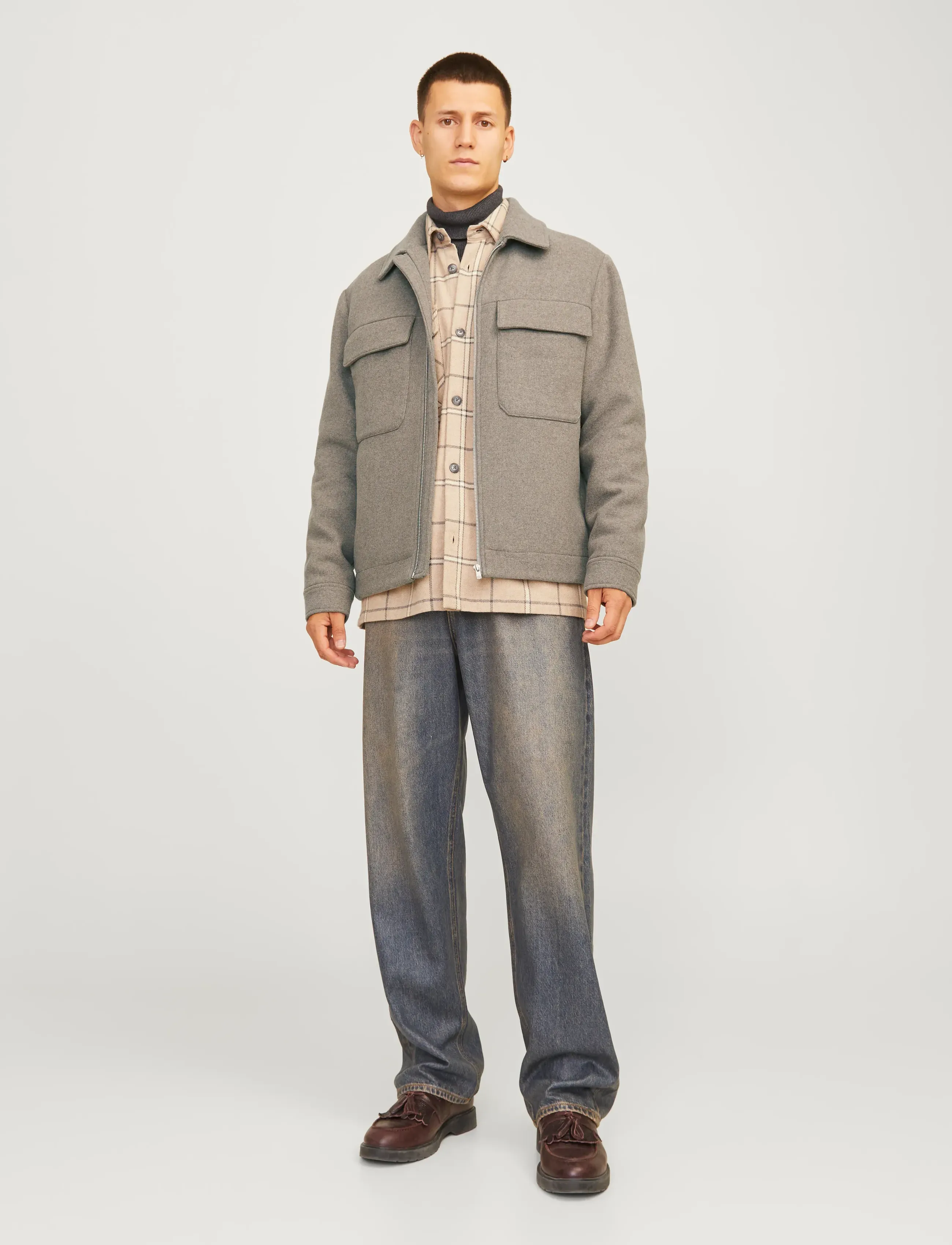 Jprccrussel Wool Blend Jacket Sn 3