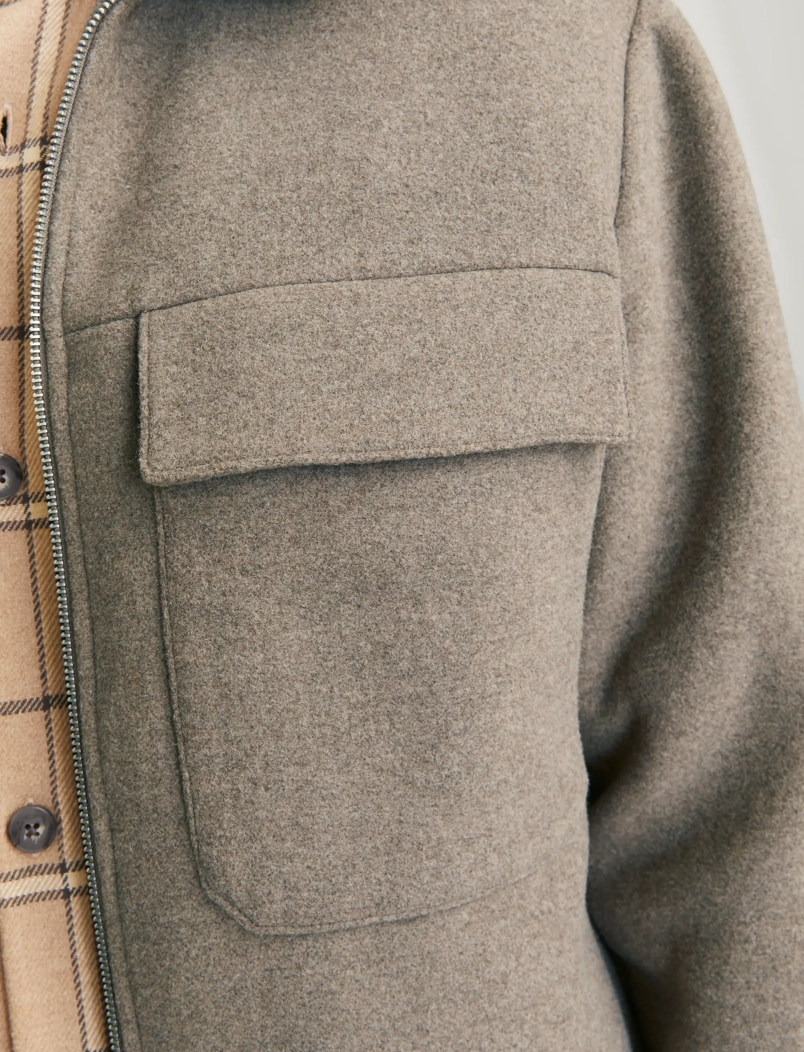 Jprccrussel Wool Blend Jacket Sn 5