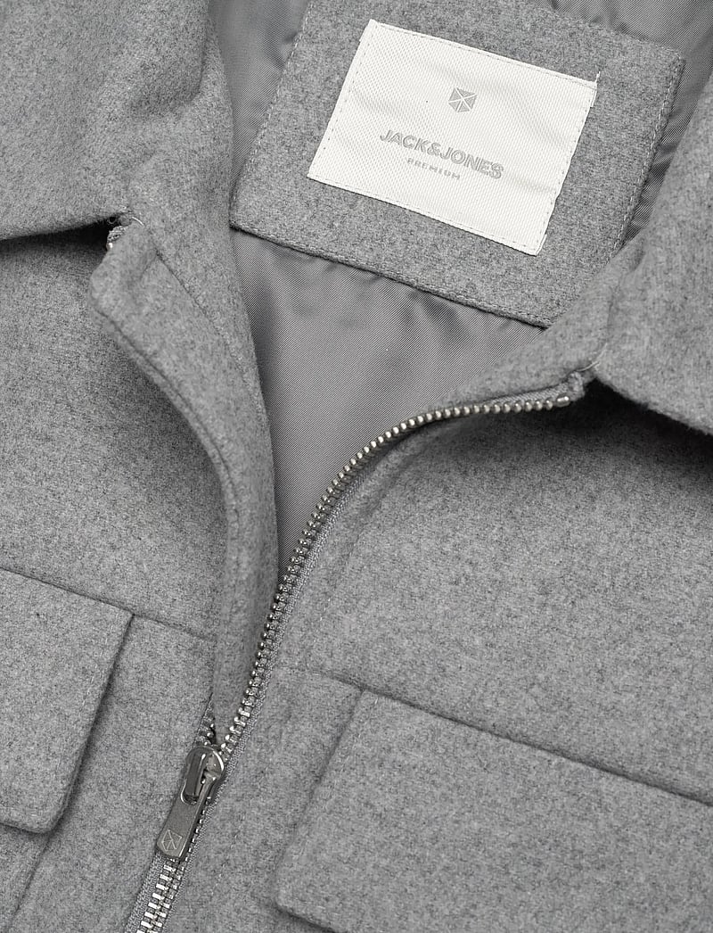 Jack & Jones - JPRCCRUSSEL WOOL BLEND JACKET SN - jacken - light grey melange - 2