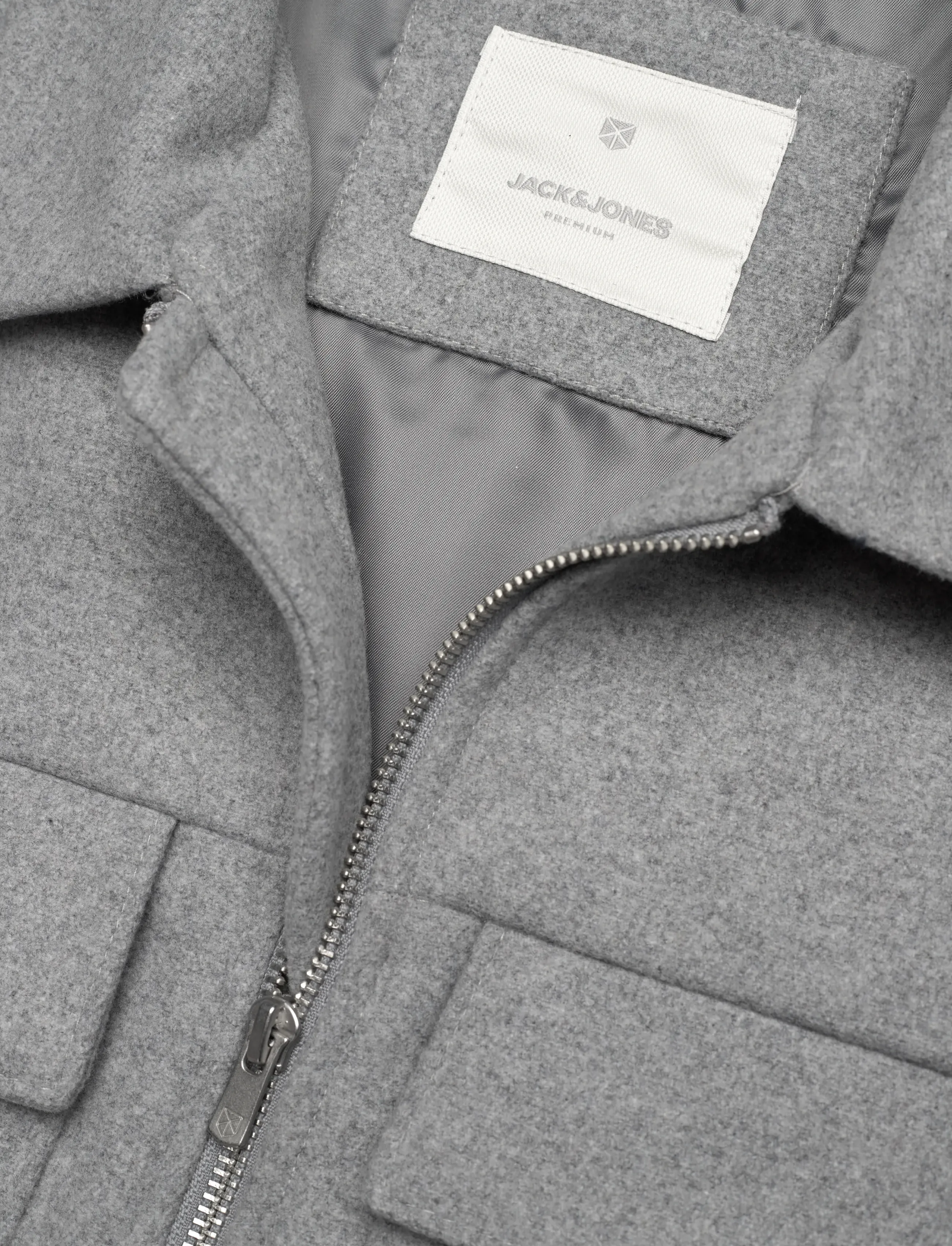 Jack & Jones - JPRCCRUSSEL WOOL BLEND JACKET SN - jacken - light grey melange - 2